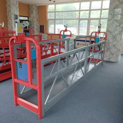 Shandong HY produced Aluminum Alloy ZLP1000 1000kg Suspended Platforms/Gondola/Cradle/andamios colgantes