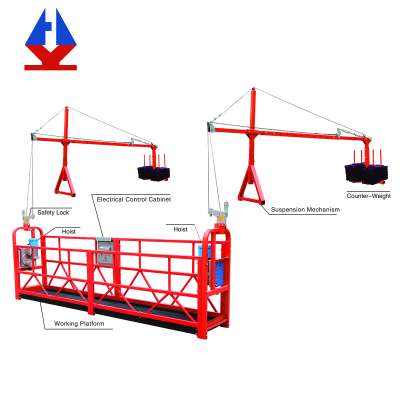 ZLP630 ZLP800 Construction Building Maintenance suspended  Cradles