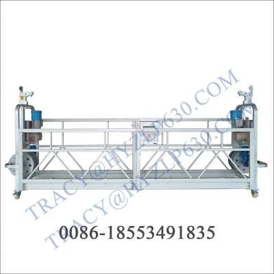 Shandong HUIYANG produced Aluminum Alloy ZLP1000 1000kg Suspended Platforms/Gondola