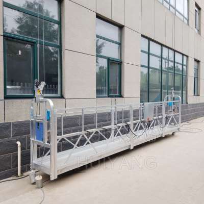 HUIYANG Galvanised ZLP 1000 Electric Construction Cradle Facade Cleaning Suspended Platform