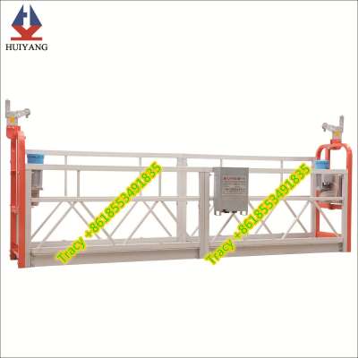 High Rise Window Cleaning Equipment Rope Cradle Shandong Huiyang Aluminum Fishing Electric Suspended Platform Zlp-630 Zlp 800